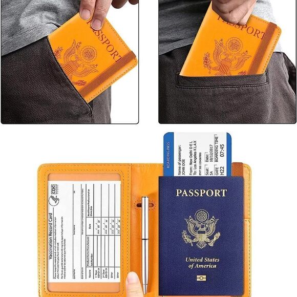 Leather Passport Cover  - Picture 4 of 5